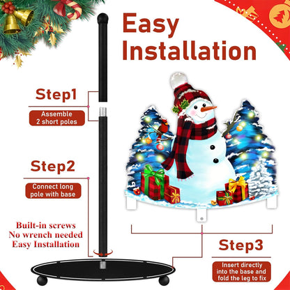 Snowman Christmas Paper Towel Holder Countertop